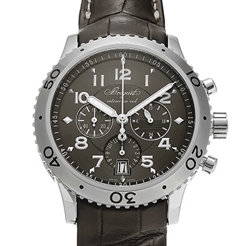 ブレゲ トランスアトランティック タイプXXI 3810ST/92/9ZU グレー メンズ 時計 【中古】【wristwatch】