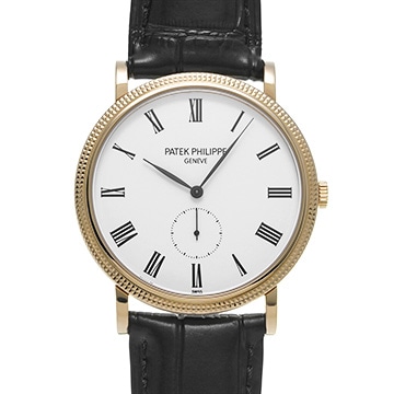 パテック フィリップ カラトラバ 5119J-001 ホワイト メンズ 時計 【中古】【wristwatch】