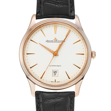 ジャガー ルクルト マスター ウルトラスリム デイト Q1232510 エッグシェルベージュ メンズ 時計 【中古】【wristwatch】