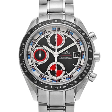 オメガ スピードマスター デイト 3210.52 ブラック/レッド メンズ 時計 【中古】【wristwatch】