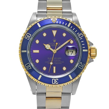 ロレックス サブマリーナ デイト 16613 ブルー メンズ 時計 【中古】【wristwatch】