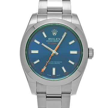 ロレックス ミルガウス 116400GV Zブルー メンズ 時計 【中古】【wristwatch】