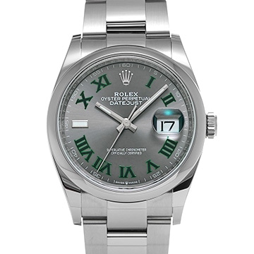 ロレックス デイトジャスト 36 ウィンブルドン 126200 スレート メンズ 時計 【新品】【wristwatch】