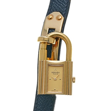 エルメス ケリーウォッチ KE1.201 シャンパン レディース 時計 【中古】【wristwatch】