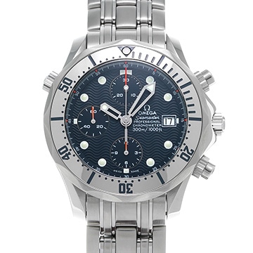 オメガ シーマスター プロフェッショナル 300 クロノグラフ 2598.80 ネイビー メンズ 時計 【中古】【wristwatch】