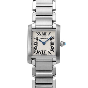 カルティエ タンクフランセーズ SM　 W51008Q3 シルバー レディース 時計 【中古】【wristwatch】