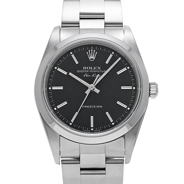 ロレックス エアキング 14000M ブラック メンズ 時計 【中古】【wristwatch】