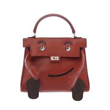 エルメス ケリー ドール ルージュアッシュ ヴォーガリバー レディース バッグ 【中古】【bag】