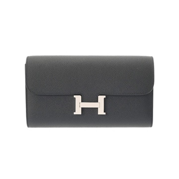 エルメス コンスタンス ロング トゥーゴー ブラック ヴォーエプソン レディース 財布 【未使用】【purse】