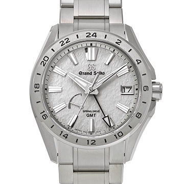 グランドセイコー エボリューション ９ コレクション スプリングドライブ GMT SBGE285 アイボリー メンズ 時計 【中古】【wristwatch】