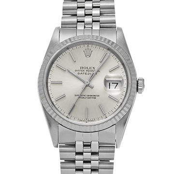 ロレックス デイトジャスト 16234 シルバー メンズ 時計 【中古】【wristwatch】