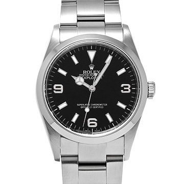 ロレックス エクスプローラー 114270 ブラック メンズ 時計 【中古】【wristwatch】