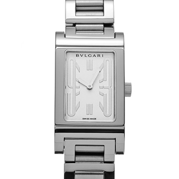 ブルガリ レッタンゴロ RT39S ホワイト レディース 時計 【中古】【wristwatch】
