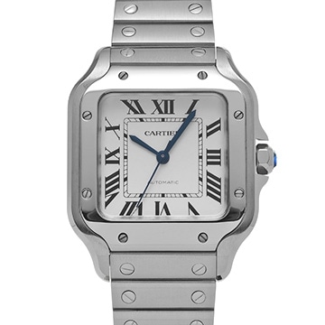カルティエ サントス ドゥ カルティエ MM WSSA0029 シルバー メンズ 時計 【中古】【wristwatch】