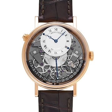 ブレゲ トラディション レトログラード デイト 7597BR/G1/9WU スケルトン メンズ 時計 【中古】【wristwatch】