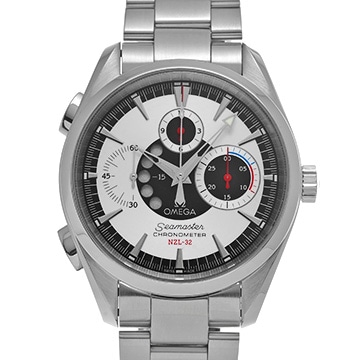 オメガ シーマスター アクアテラ NZL-32 クロノグラフ 2513.30 シルバー/ブラック メンズ 時計 【中古】【wristwatch】