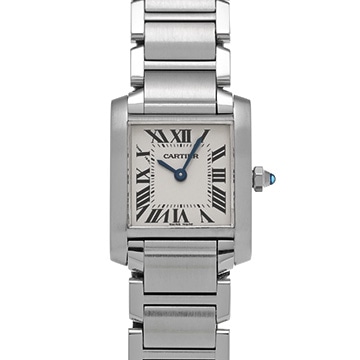 カルティエ タンクフランセーズ SM　 W51008Q3 シルバー レディース 時計 【中古】【wristwatch】