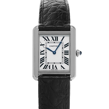 カルティエ タンク ソロ SM W5200005 シルバー レディース 時計 【中古】【wristwatch】