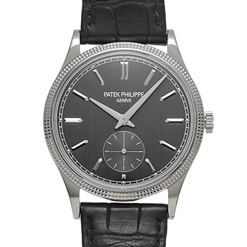 パテック フィリップ カラトラバ 6119G-001 グレー メンズ 時計 【中古】【wristwatch】