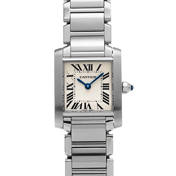 カルティエ タンクフランセーズ SM　 W51008Q3 シルバー レディース 時計 【中古】【wristwatch】