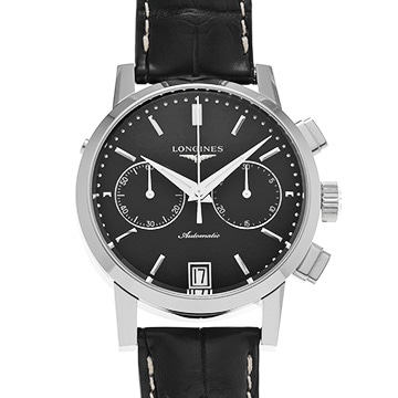 ロンジン 1832 クロノグラフ L4.829.4 ホワイト メンズ 時計 【中古】【wristwatch】
