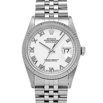 ロレックス デイトジャスト 16234 ホワイト メンズ 時計 【中古】【wristwatch】