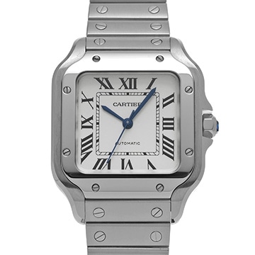 カルティエ サントス ドゥ カルティエ MM WSSA0029 シルバー メンズ 時計 【中古】【wristwatch】