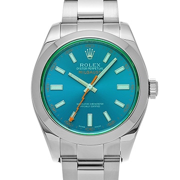 ロレックス ミルガウス 116400GV Zブルー メンズ 時計 【中古】【wristwatch】