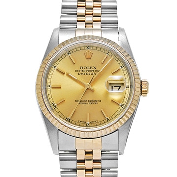 ロレックス デイトジャスト 16233 シャンパン メンズ 時計 【中古】【wristwatch】