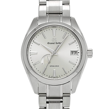 グランドセイコー ヘリテージコレクション スプリングドライブ SBGA201 シルバー メンズ 時計 【中古】【wristwatch】