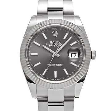 ロレックス デイトジャスト 41 126334 スレート メンズ 時計 【中古】【wristwatch】