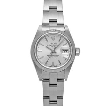 ロレックス オイスターパーペチュアル デイト 79190 シルバー レディース 時計 【中古】【wristwatch】
