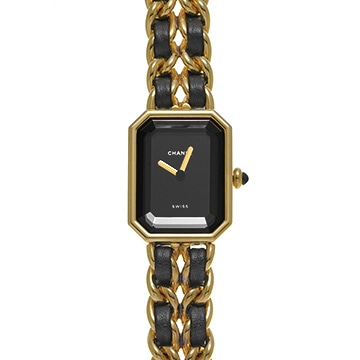 シャネル プルミエール S H0001 ブラック レディース 時計 【中古】【wristwatch】