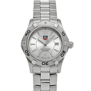 タグ ホイヤー アクアレーサー クォーツ WAF1412.BA0812 シルバー レディース 時計 【中古】【wristwatch】