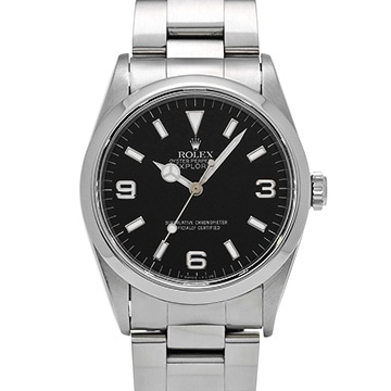 ロレックス エクスプローラー 14270 ブラック メンズ 時計 【中古】【wristwatch】