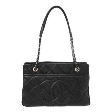 シャネル マトラッセ チェーントート ブラック A67294 キャビアスキン レディース バッグ 【中古】【bag】
