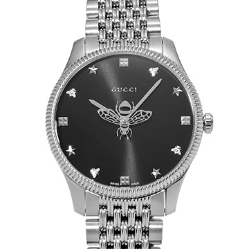 グッチ Gタイムレス YA1264154 ブラック レディース 時計 【中古】【wristwatch】