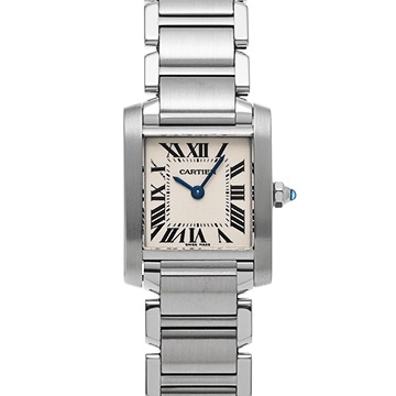 カルティエ タンクフランセーズ SM　 W51008Q3 シルバー レディース 時計 【中古】【wristwatch】