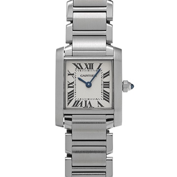 カルティエ タンクフランセーズ SM　 W51008Q3 シルバー レディース 時計 【中古】【wristwatch】