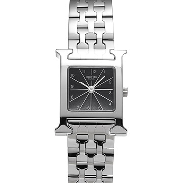 エルメス Hウォッチ HH1.210 ブラック レディース 時計 【中古】【wristwatch】