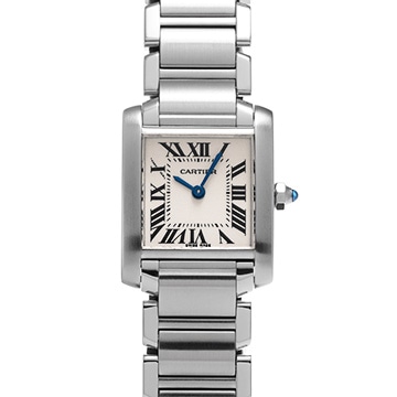 カルティエ タンクフランセーズ SM　 W51008Q3 シルバー レディース 時計 【中古】【wristwatch】