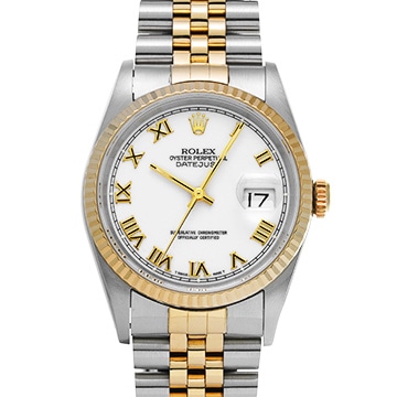 ロレックス デイトジャスト 16233 ホワイト メンズ 時計 【中古】【wristwatch】