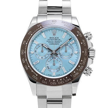 ロレックス コスモグラフ デイトナ 116506A アイスブルー/ダイヤモンド メンズ 時計 【中古】【wristwatch】