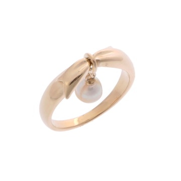 ミキモト パールリング ゴールド K18イエローゴールド YG レディース ジュエリー 【中古】【jewelry】
