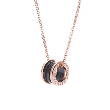 ブルガリ B.ZERO1ネックレス ゴールド K18ピンクゴールド PG/ブラックセラミック レディース ジュエリー 【中古】【jewelry】