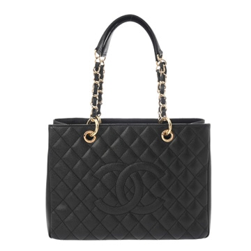 シャネル GST ブラック A50995 キャビアスキン レディース バッグ 【中古】【bag】