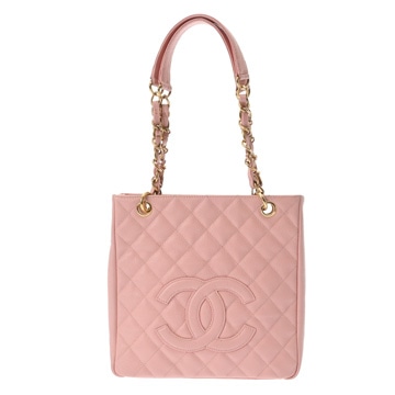 シャネル マトラッセ PST ピンク A50994 キャビアスキン レディース バッグ 【中古】【bag】