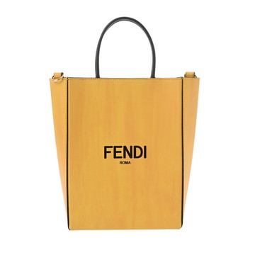フェンディ スモールショッピングバッグ イエロー 7VA512.ADP6 209-0501 レザー レディース バッグ 【中古】【bag】