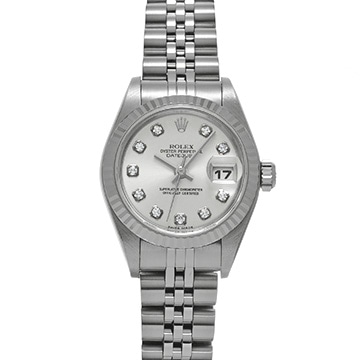 ロレックス デイトジャスト 79174G シルバー/ダイヤモンド レディース 時計 【中古】【wristwatch】