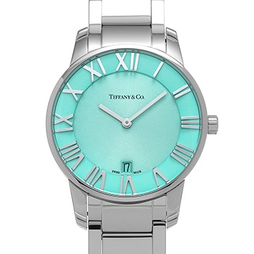ティファニー アトラス 2ハンド 63452769 ティファニーブルー メンズ 時計 【中古】【wristwatch】